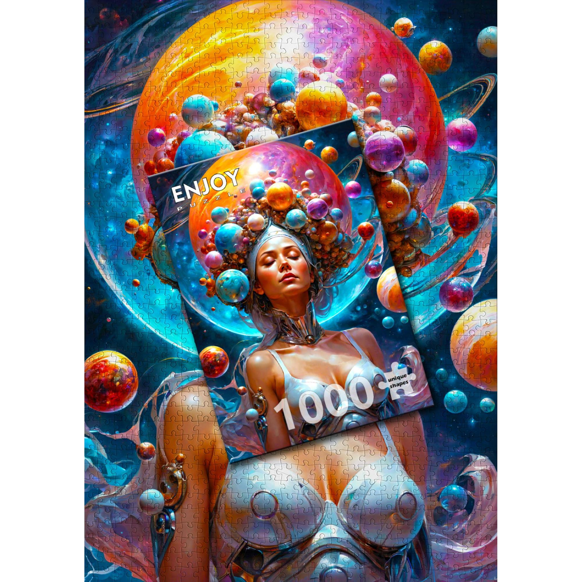 Thumbnail - Enjoy Puzzle Puzzle 1000 Teile - Kosmische Göttin (1000 Teile)