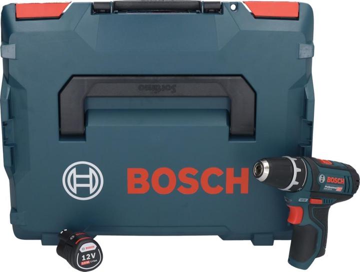 Immagine prodotto Bosch Professional Bosch GSR 12V-15 Trapano avvitatore professionale a batteria 12 V 30 Nm + 1x batteria ricaricabile (Batteria ricaricabile)