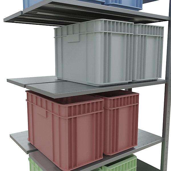 Actual product image eurokraft pro Boltless shelving, double row