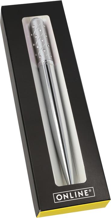 Produktbild Online Kugelschreiber Crystal Pen M 37089 silver (Silber, 1x)