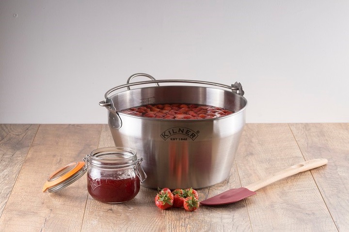 Actual product image Kilner 25.413 Stainless Steel Preserving Jam Pan, Silver, 34.5 x 34 x 19.5 cm (Pot, Stainless steel)