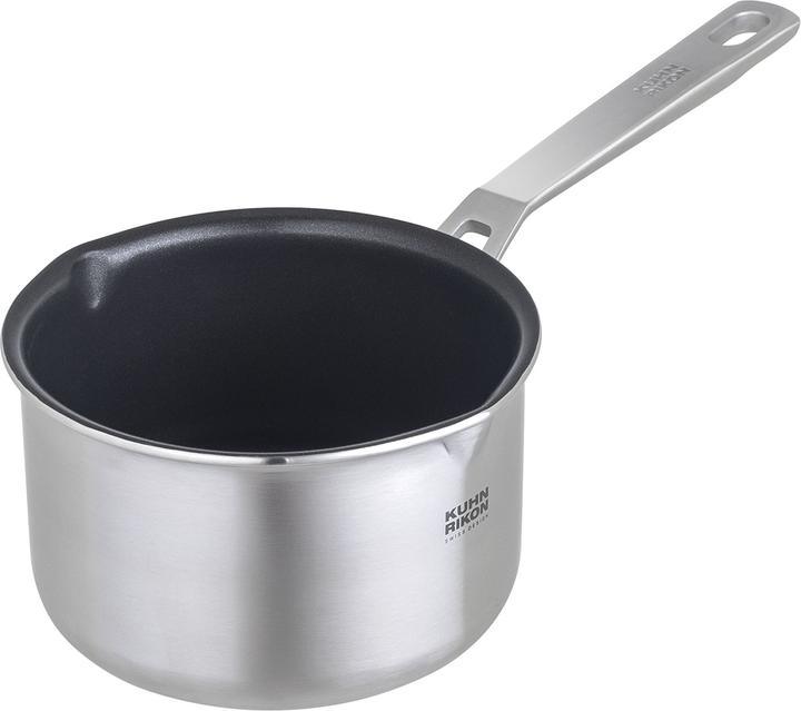 Kuhn Rikon CULINARY FIVEPLY Milchpfanne 1.35 L · Ø 14 cm (Kochtopf, Milchtopf, Aluminium, Edelstahl, 14 x 11.50 cm)