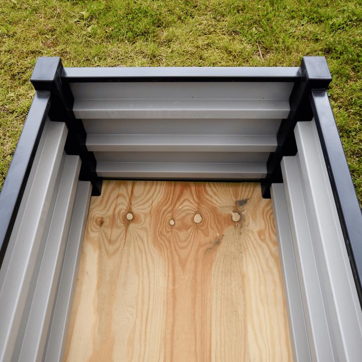 Produktbild Green Split Hochbeet walnut (wood-like veneer) 60cm x 50cm x 100cm