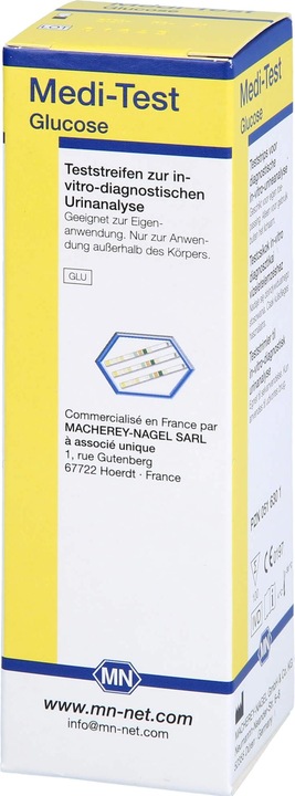 Produktbild Macherey-nagel Medi-Test Glucose Urin-Teststreifen, 100 St. Teststreifen (100 x)