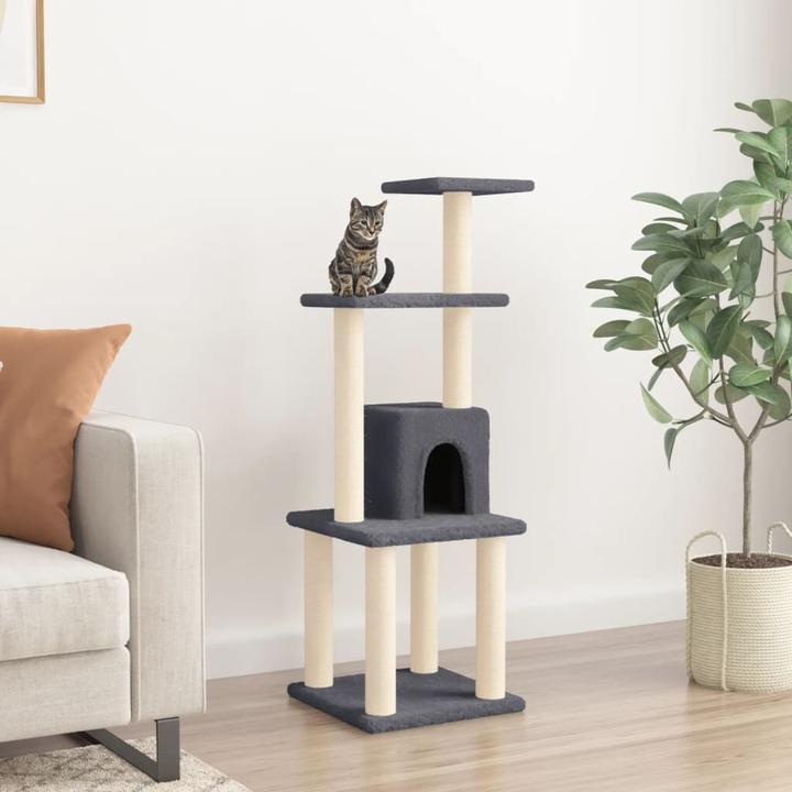 Produktbild vidaXL Katzenbaum (105 cm, Dunkelgrau)