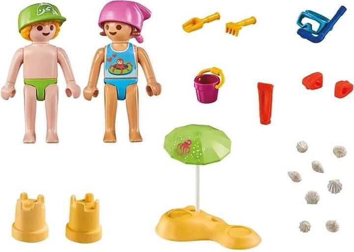 Immagine prodotto Playmobil Bambini con castello di sabbia (71581, Playmobil Special Plus)