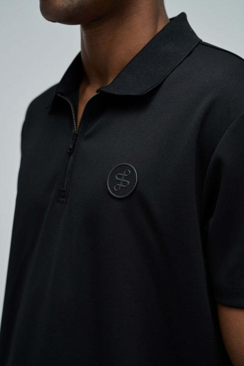 Produktbild Salsa Jeans Polo Pique Structure And Zip (S)