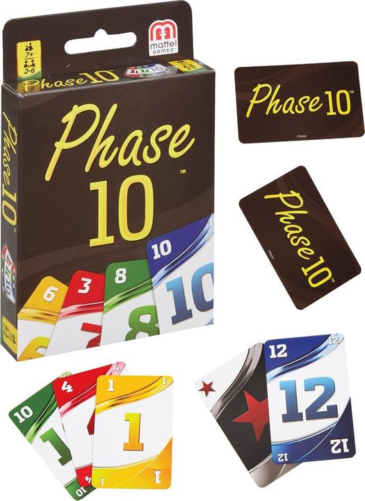 Produktbild Mattel Games Phase 10 (Englisch, 2 - 6 Spieler)