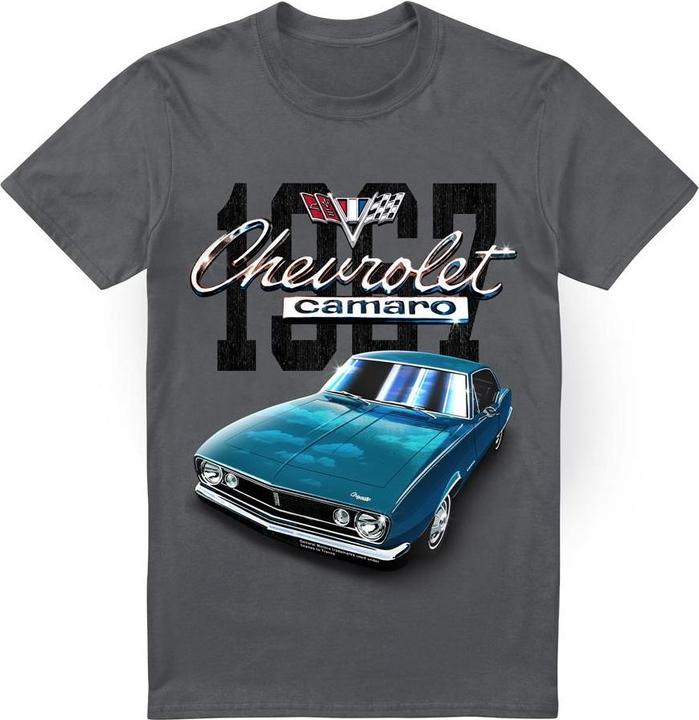 Immagine prodotto Chevrolet 1967 Camaro Maglietta Classico Adulto Unisex (4XL)