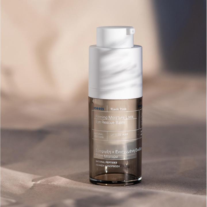 Actual product image Korres Pin Noir Baume Contour des Yeux Fermeté + Hydratation Riche (Eye Care Cream, 15 ml, Day + Night)
