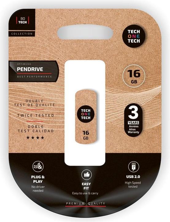 Produktbild Tech One Tech USB Pendrive Pro Smart Clip 16 GB (16 GB, USB-A)