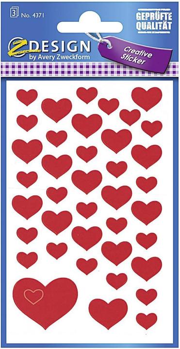 Z-Design Sticker Coeurs