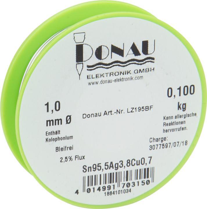 Actual product image Donau Solder Lead Free Ag3,8 Coil 100 g (Solder)