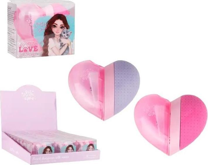 Actual product image Main paper Herzförmiger Radiergummi mit Spitzer BDGirls MIX