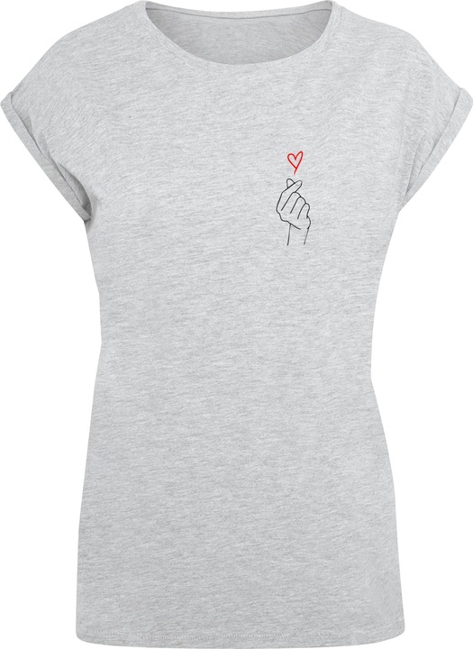 Produktbild Merchcode Ladies K Heart Extended Shoulder Tee - 113383 (4XL)