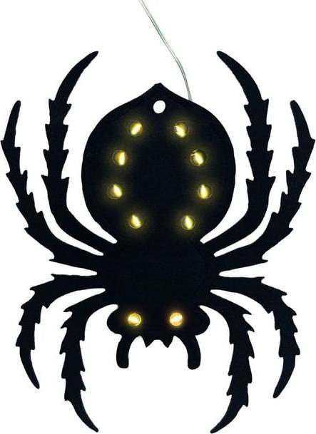 Produktbild MICA Living Dekohänger Spinne mit LED - ca. 25 cm