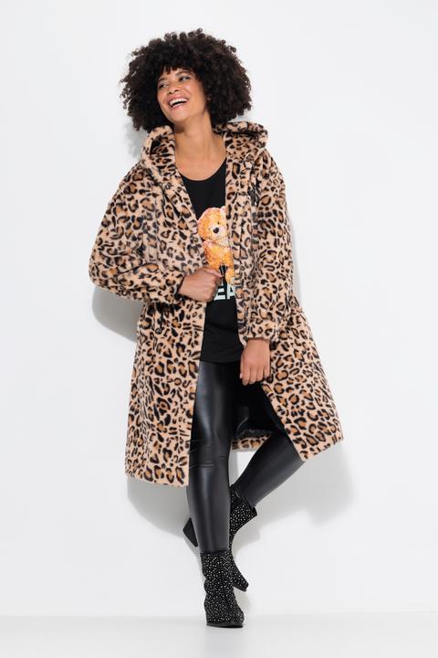 Actual product image Angel of Style Jacket with leopard patterned faux fur (50, 52)