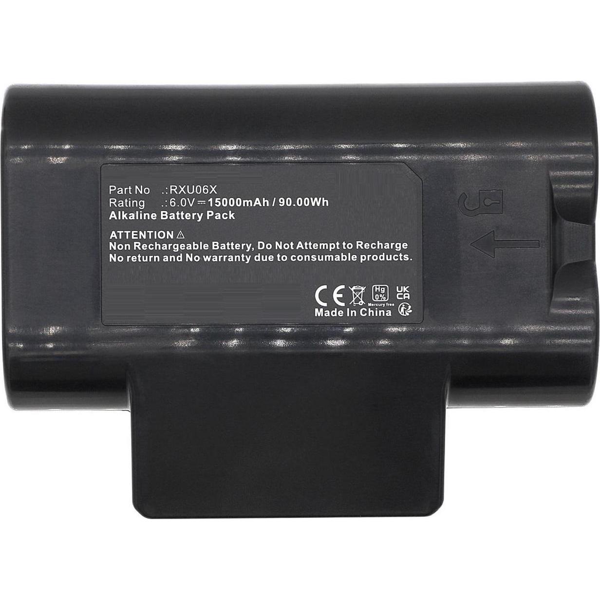 CoreParts Battery 6.0V 15000mAh 90.00Wh (15000 mAh), Notebook Akku, Schwarz