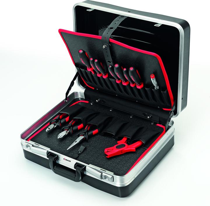 Produktbild Cimco Elektriker Werkzeugkoffer best (15 Teile)