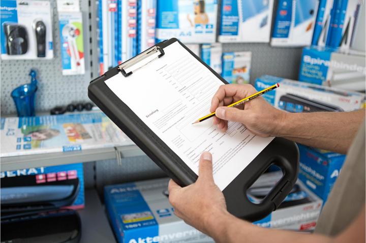 Produktbild Genie Klemmbrett M 800 mit Aufbewahrungsfach