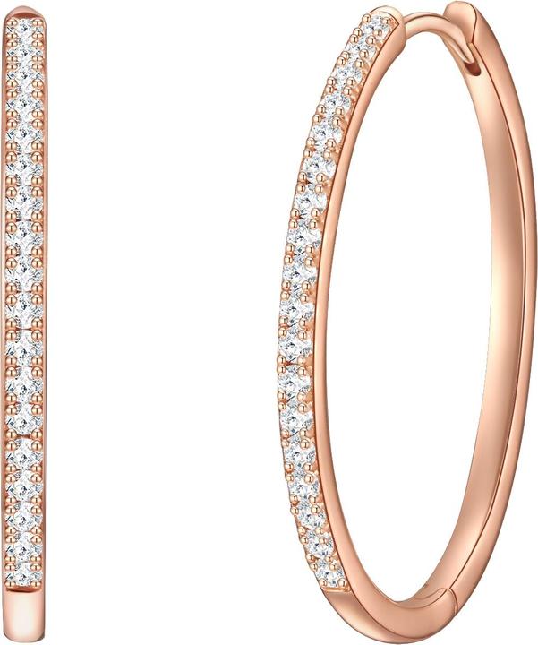 Immagine prodotto Glanzstücke München Donna Argento Cubico Zirconia Oro Rosa - 31972 (Argento)