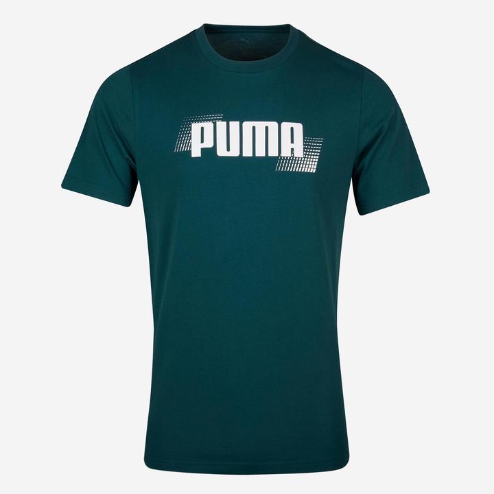Image du produit Decathlon T-shirt en coton à manches courtes homme, vert (XXL)