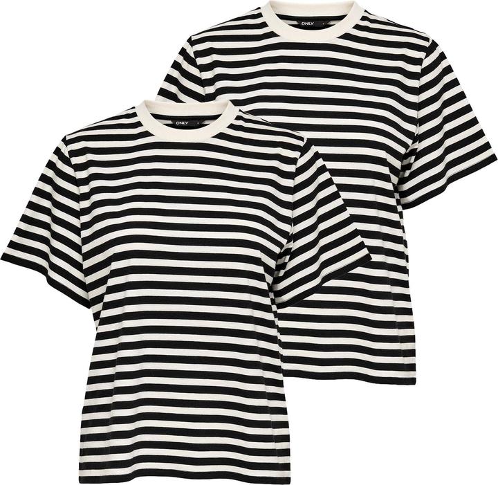 Produktbild Only Onllivina Life Stripe Tee 2p (M)