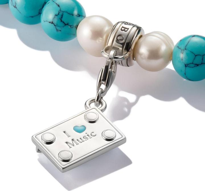 Immagine prodotto Thomas Sabo Charm-Anhänger Plattenspieler Silber (Argento 925, Smalto)