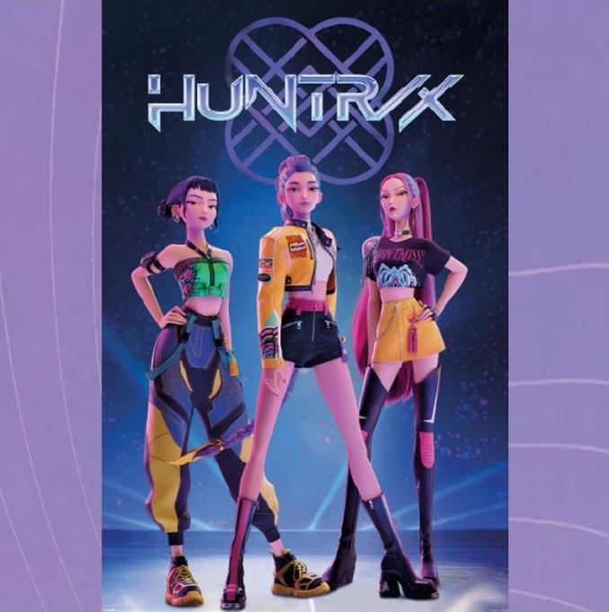 Image du produit Pyramid KPop Demon Hunters - Huntrix Key Art (30 x 40 cm)
