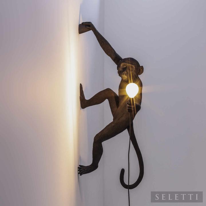 Image du produit Seletti Lampe de Singe Noir Lumière Led (E14)