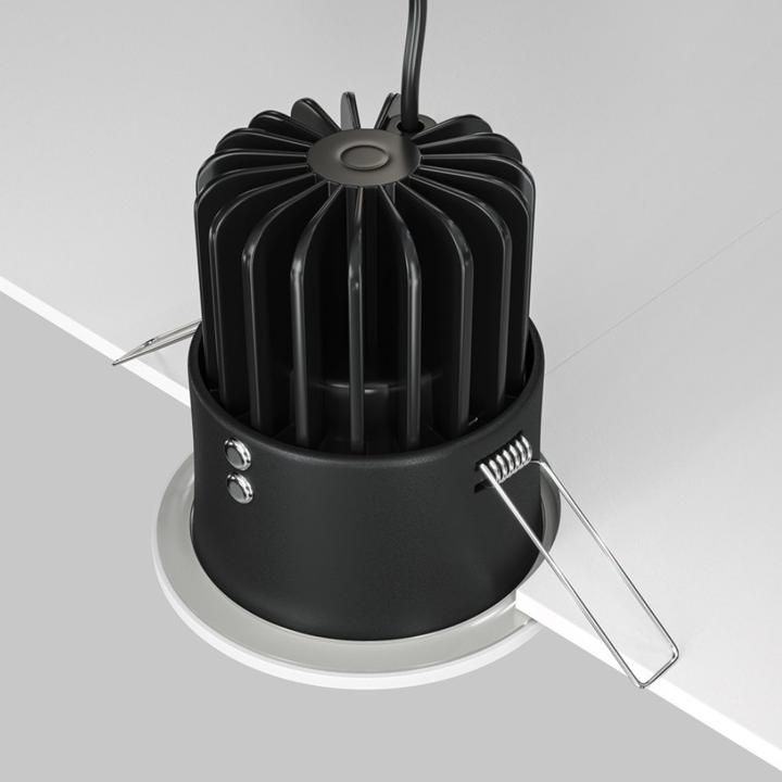 Immagine prodotto Maytoni Zoom LED downlight, luce da incasso 12W bianco IP65 90Ra Ø8,5mm bianco neutro (1040 lm)