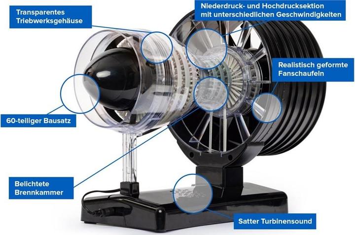 Produktbild Franzis Flugzeug-turbine