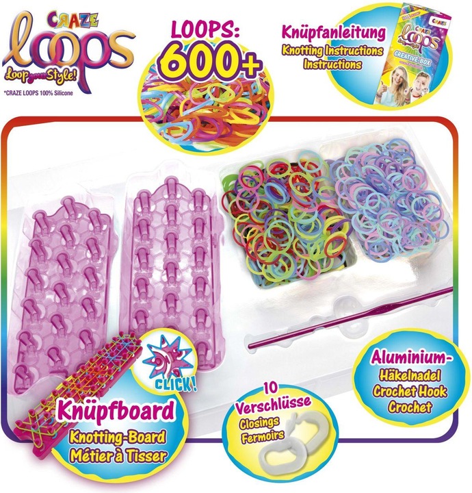 Productafbeelding Craze Loops - Creatieve doos 600 Loops