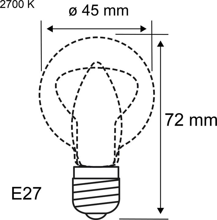 Productafbeelding Paulmann Druppels met hoofdspiegel (E27, 4.80 W, 360 lm, 1 x, G)