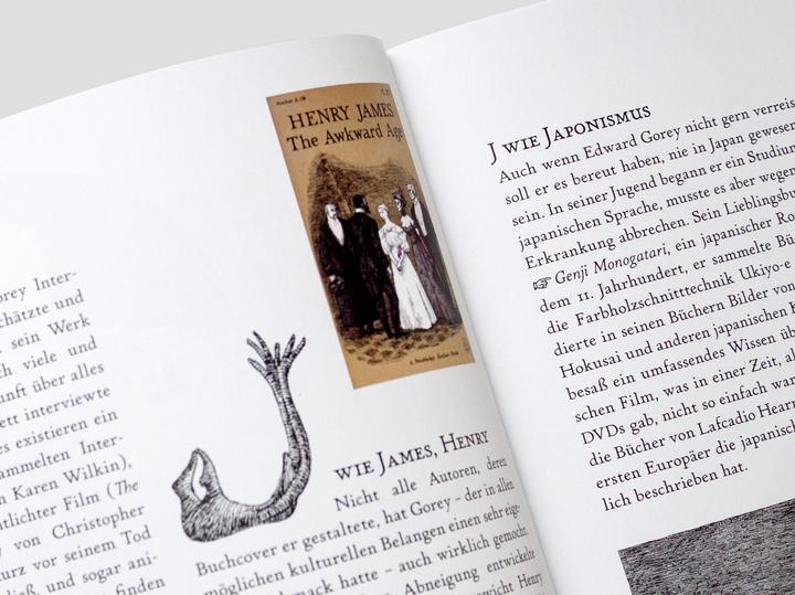 Actual product image Edward Gorey – Grossmeister des Kuriosen (German, Edward Gorey, Oliver Schmitt, Walter Moers, 2024)