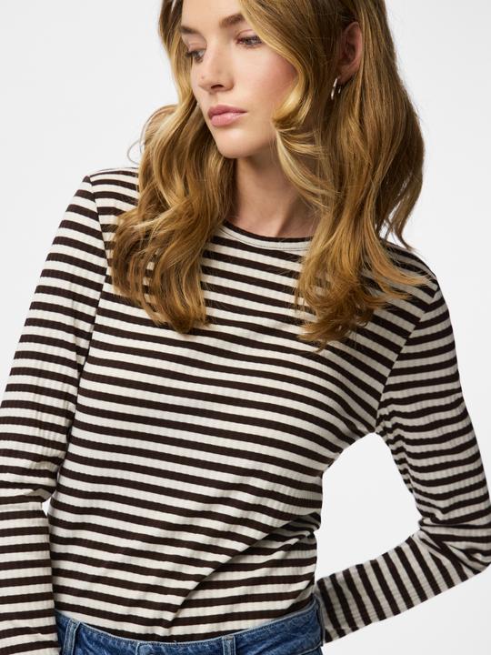 Produktbild Pieces Gestreiftes Oberteil mit langen Ärmeln (XS)