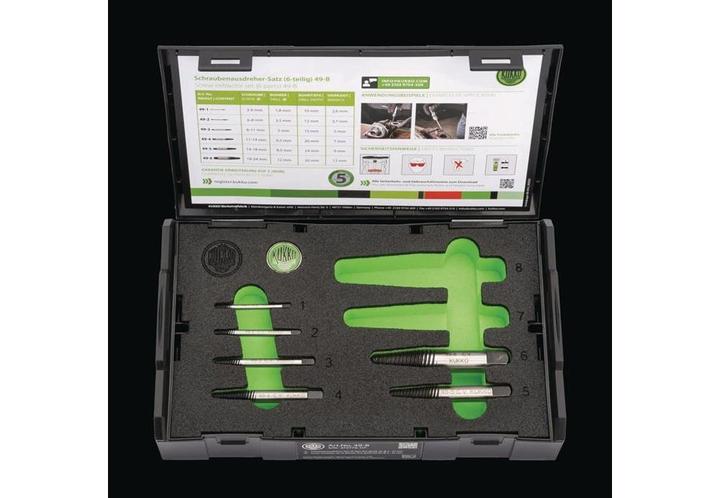 Actual product image Kukko Screw extractor set