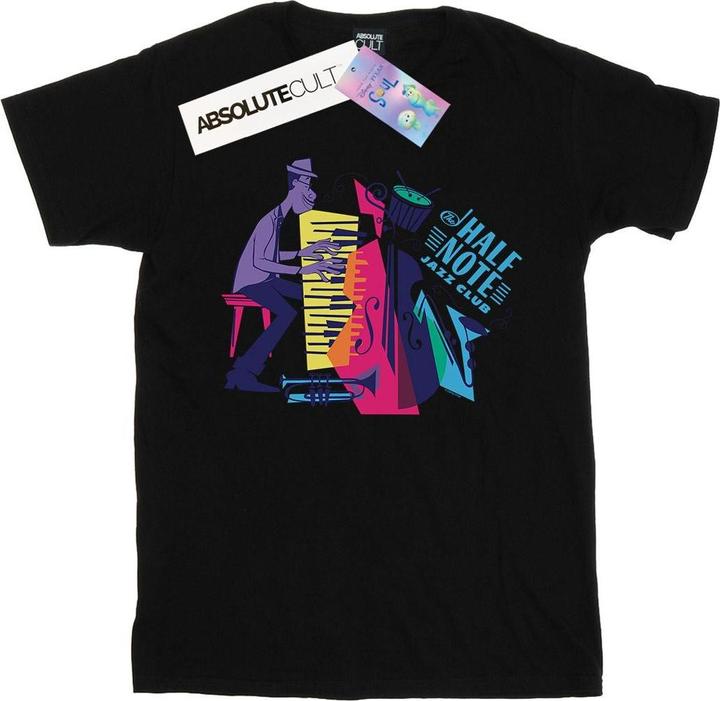 Actual product image Disney Womens/Ladies Soul Joe Gardner Jazz Club Cotton Boyfriend T-Shirt (3XL)