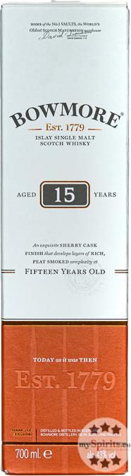 Image du produit Bowmore 15 ans (1 x 70 cl)