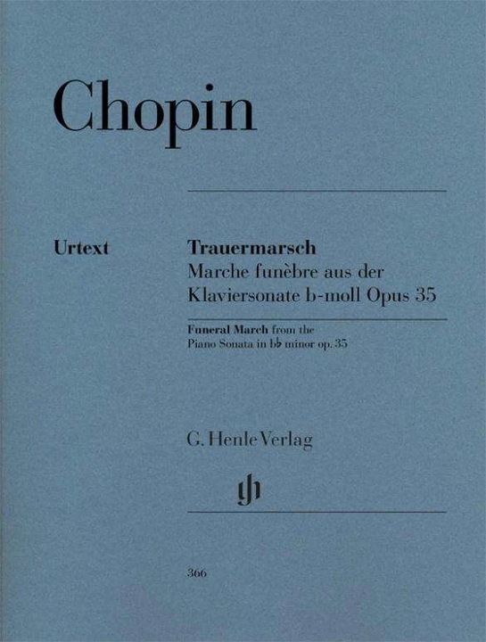 Actual product image Chopin, Frédéric - Funeral March (Marche funèbre) from the Piano Sonata op. 35 (French, English, Frédéric Chopin, Ewald Zimmermann, 2000)