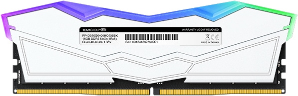 Actual product image Team Group T-Force Delta RGB (2 x 16GB, 6000 MHz, DDR5 RAM, DIMM)