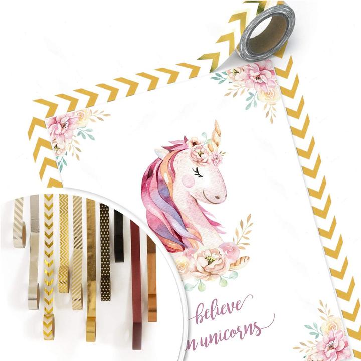 Immagine prodotto Trenddeko Kvilis - Credere in unicorni - unicorno con fiori (80 x 100 cm)