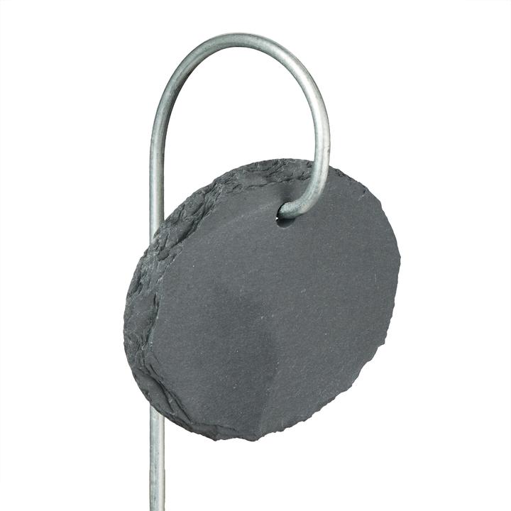 Immagine prodotto Relaxdays 12x Cartelli per piante in ardesia (6 cm, 9 cm)