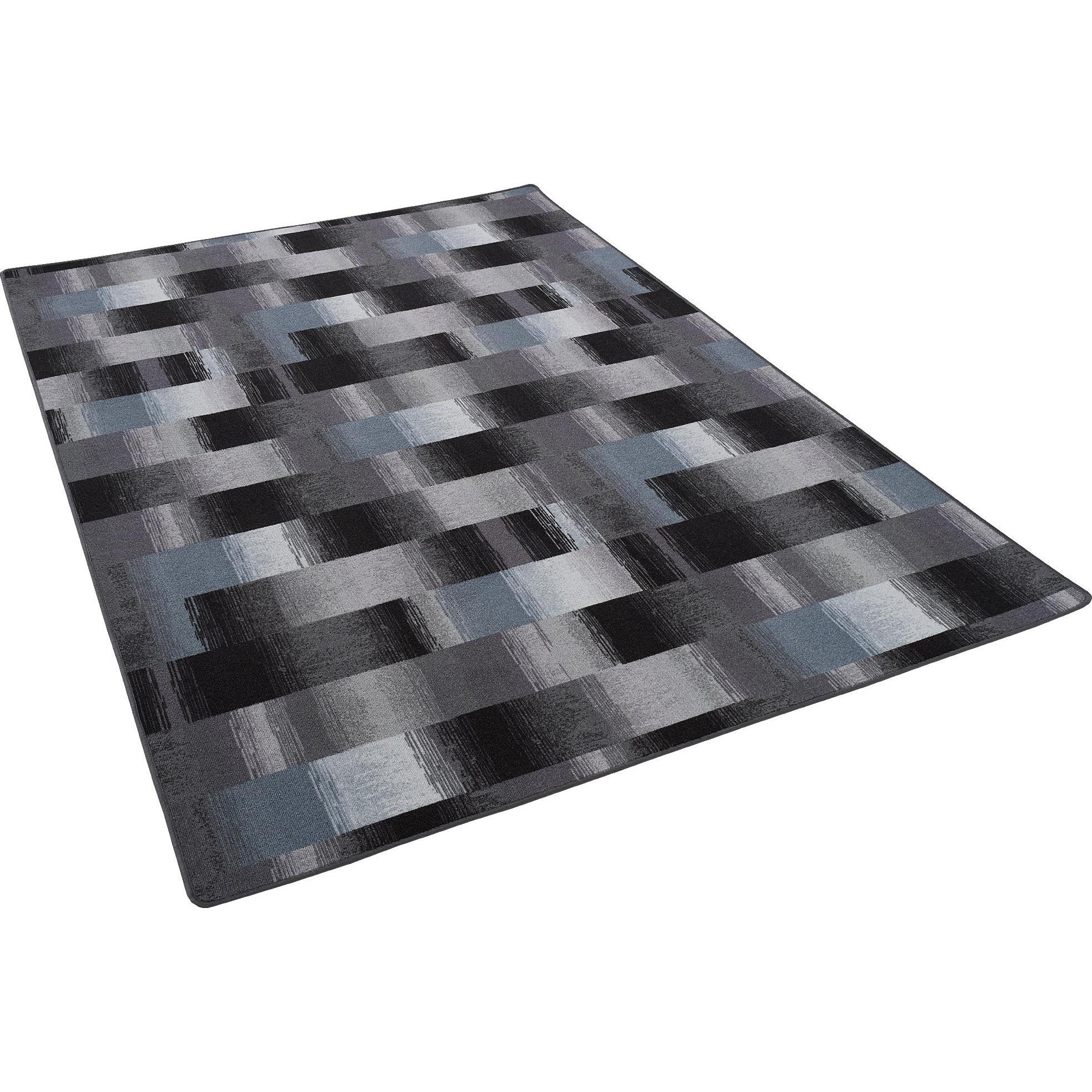 Snapstyle, Teppich, Designer Velour Teppich Mystic Karo (80 x 400 cm)