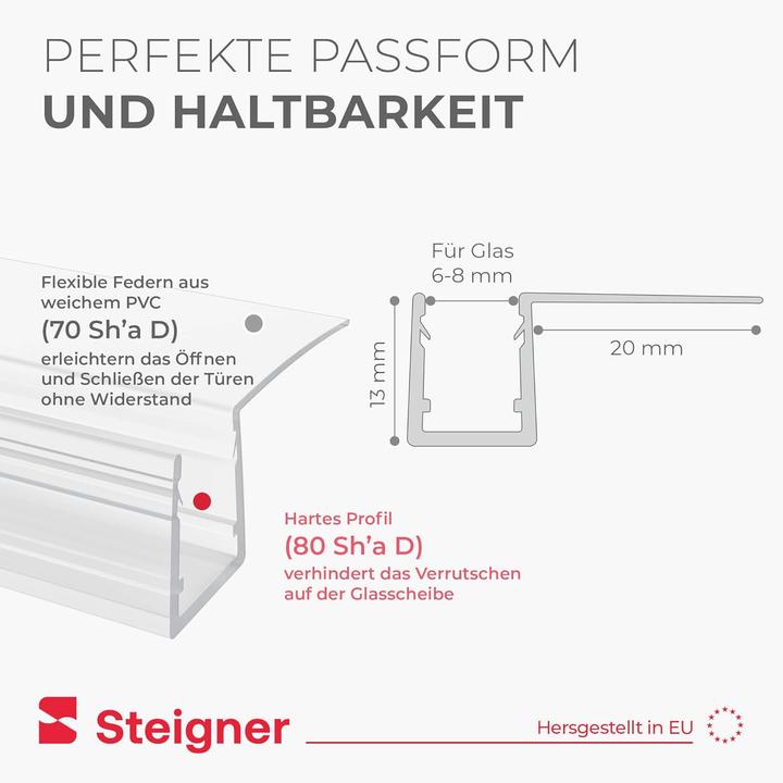 Produktbild Steigner Duschtürdichtung