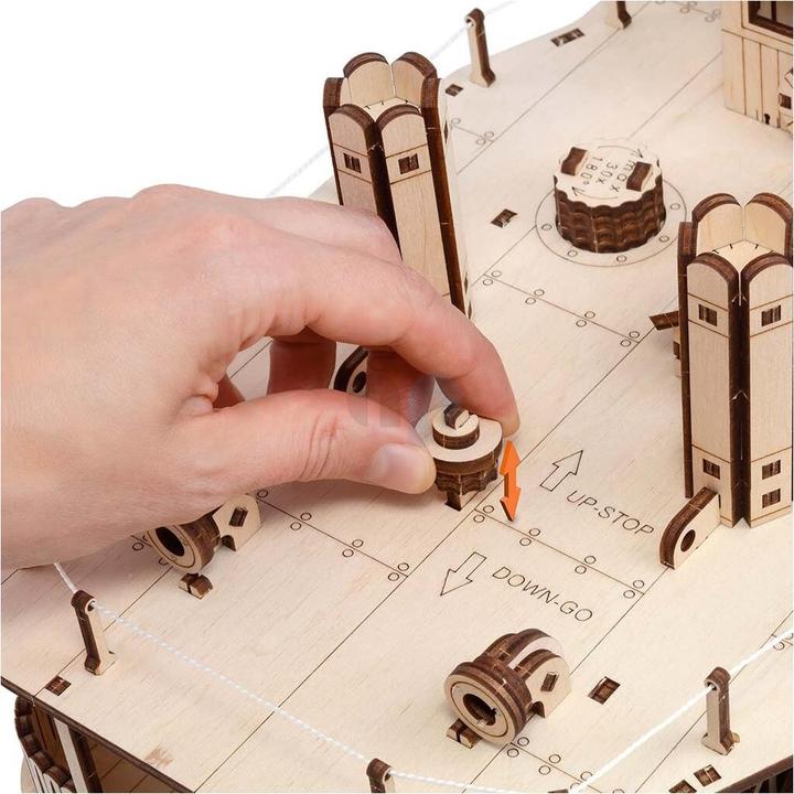 Actual product image Eco Wood Art Paddle steamer "River Princess" - 3D wooden kit