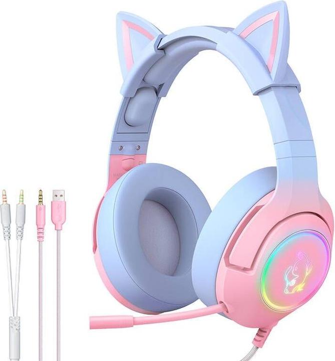Produktbild Onikuma Gaming headphones K9 Pink/Blue