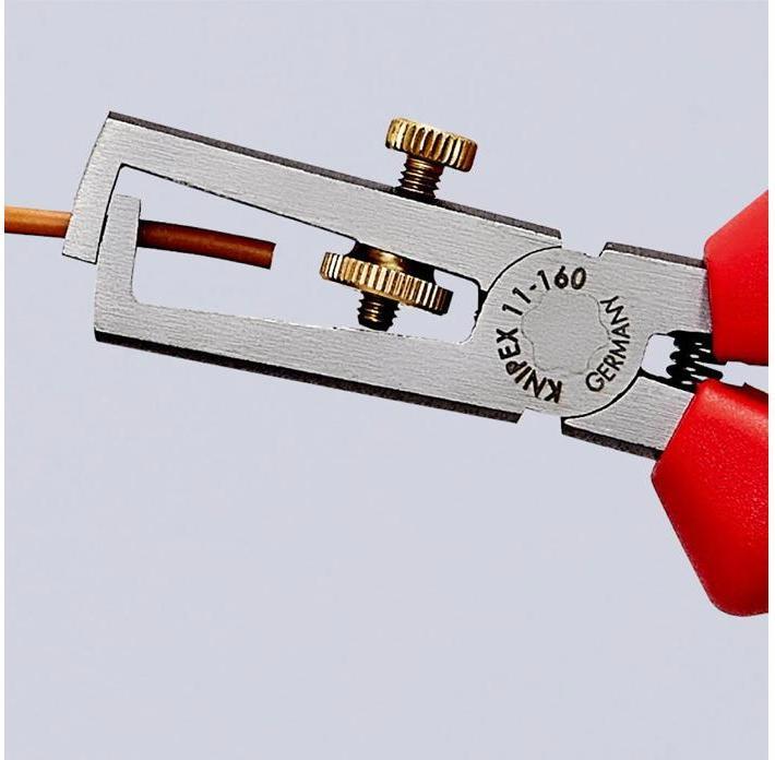 Image du produit Knipex Pince à dénuder Avec ressort d'ouverture, universel 11 01 160 (160 mm)