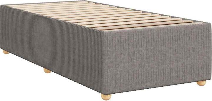 Produktbild vidaXL Bo x springbett mit Matratze 90 x 190 cm Stoff (90 x 190 cm)
