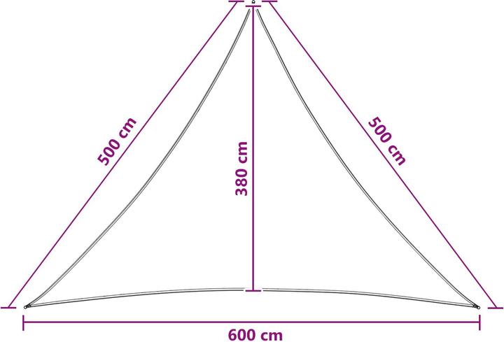 Produktbild vidaXL Sonnensegel (600 x 600 cm)